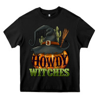 Black Howdy witches Heavy Core Tee - NancyCooperArtShop