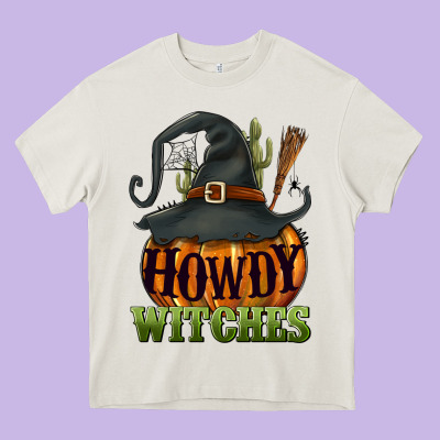 Howdy Witches Heavy Core Tee Designed By Nancycooperartshop