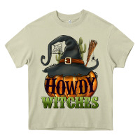 Mossy Howdy witches Heavy Core Tee - NancyCooperArtShop