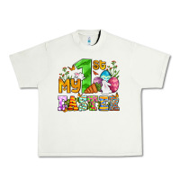 Pistachio Easter Day My first Easter with eggs and rabbits Urban Heavy Tee - OliviaCreatesArt