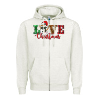 Love Christmas Snowman Zipper Hoodie | Teevron