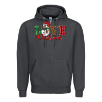 Smoke love christmas snowman Zipper Hoodie - BarkalooDesign