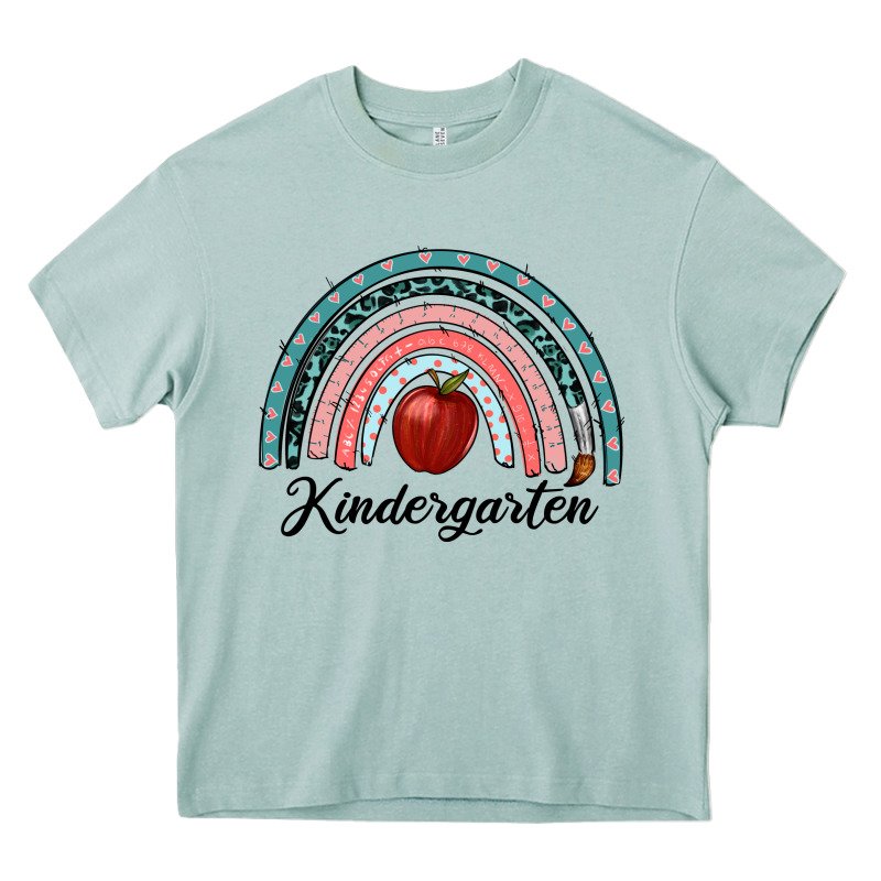 Kindergarten Rainbow Heavy Core Tee by RanaPortraitStore | Teevron