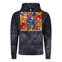 Cloud Black Fourth Of July Truck Vintage Hoodie - FaDigitalArtStudio