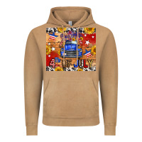 Vintage Camel Fourth Of July Truck Vintage Hoodie - FaDigitalArtStudio