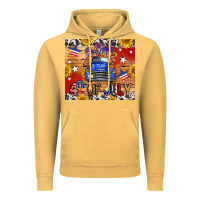 Vintage Mustard Fourth Of July Truck Vintage Hoodie - FaDigitalArtStudio