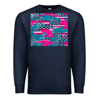Navy usa flag Premium Sweatshirt - AdoDesignShop