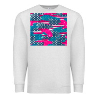 Oatmeal Heather usa flag Premium Sweatshirt - AdoDesignShop