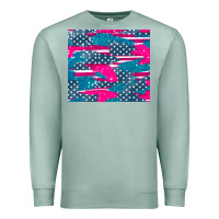 Seafoam usa flag Premium Sweatshirt - AdoDesignShop