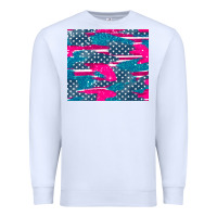 White usa flag Premium Sweatshirt - AdoDesignShop
