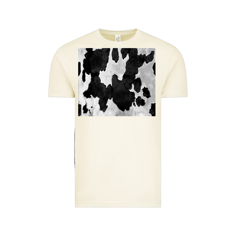 Black White Cowhide Tumbler Vintage Tee by CowCowDesign | Teevron