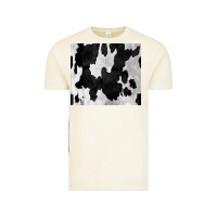 Vintage Arctic Black White Cowhide Tumbler Vintage Tee - CowCowDesign