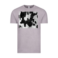 Vintage Zinc Black White Cowhide Tumbler Vintage Tee - CowCowDesign