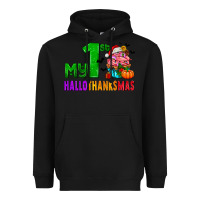 Black my first hallothanksmas Heavyweight Hoodie - AdoDesignShop