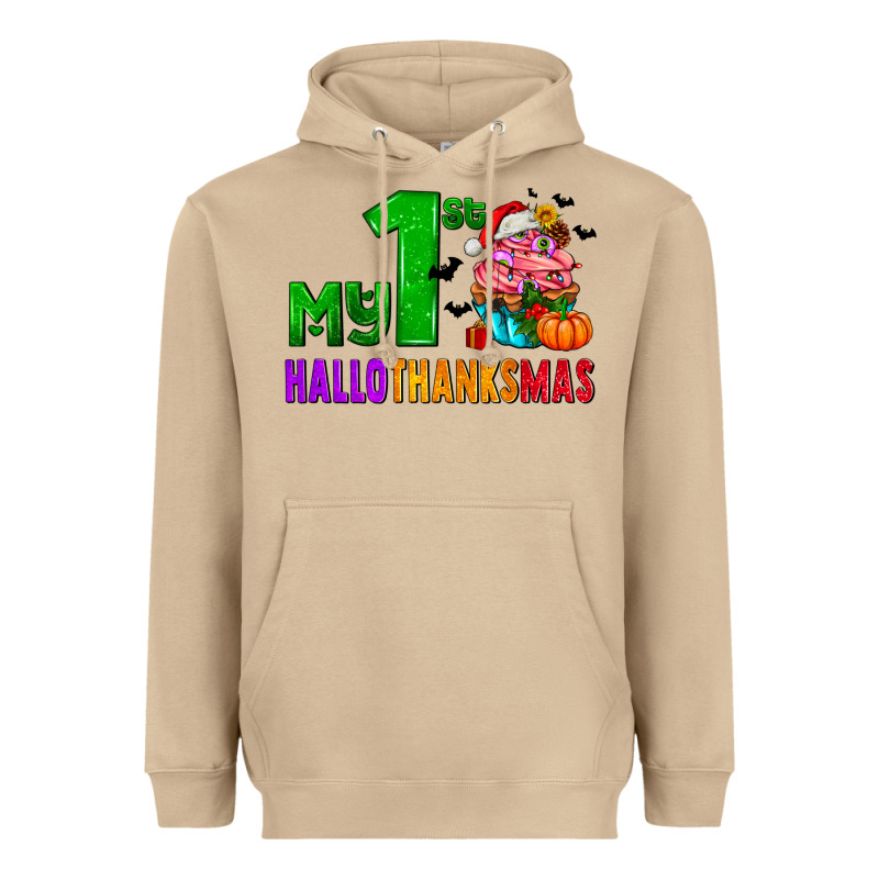 My First Hallothanksmas Heavyweight Hoodie by AdoDesignShop | Teevron