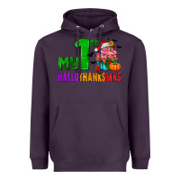 Plum my first hallothanksmas Heavyweight Hoodie - AdoDesignShop