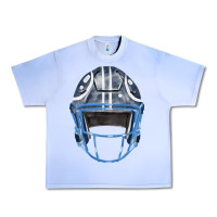 Grape Ice football helmet fa element 1 Urban Heavy Tee - FaDigitalArtStudio