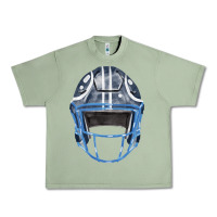 Oil Green football helmet fa element 1 Urban Heavy Tee - FaDigitalArtStudio