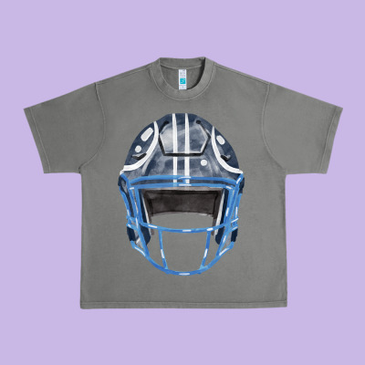 Football Helmet Fa Element 1 Urban Heavy Tee Designed By Fadigitalartstudio