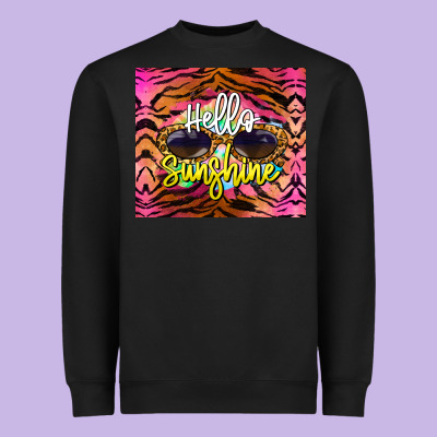 Hello Sunshine Heavyweight Sweatshirt Designed By Barkaloodesign