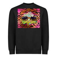 Black hello sunshine Heavyweight Sweatshirt - BarkalooDesign