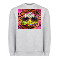 Heather Grey hello sunshine Heavyweight Sweatshirt - BarkalooDesign