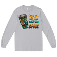 Moon Dust watercolor give me all the pumpkin spice Long Sleeve Tee - RanaPortraitStore