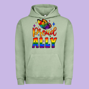 Proud Ally Urban Hoodie Designed By Jahusdesignshop