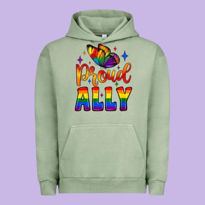 Proud Ally Urban Hoodie Designed By Jahusdesignshop