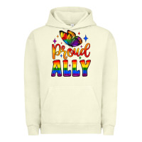 Pigment Pistachio proud ally Urban Hoodie - JahusDesignShop
