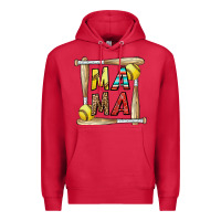 Cardinal softball mama Premium Hoodie - CowhideDigitalArt