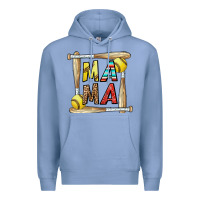 Colony Blue softball mama Premium Hoodie - CowhideDigitalArt