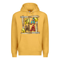 Mustard softball mama Premium Hoodie - CowhideDigitalArt