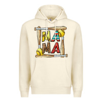 Sandshell softball mama Premium Hoodie - CowhideDigitalArt