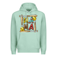 Seafoam softball mama Premium Hoodie - CowhideDigitalArt