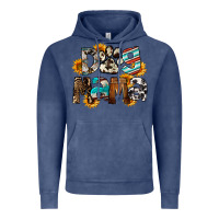 Vintage Denim Dog Mama Mother's Day Vintage Hoodie - FaDigitalArtStudio