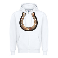 White western horseshoe Zipper Hoodie - BarkalooDesign