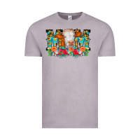 Mom Cow Flowers Vintage Tee | Teevron