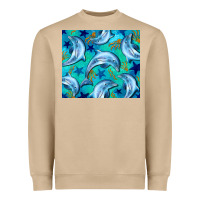 Mushroom dolphin tumbler Heavyweight Sweatshirt - BarkalooDesign