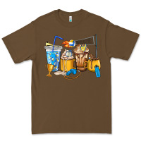 Cacao Volleyball coffee cups Premium Tee - HowdyJamesFarm