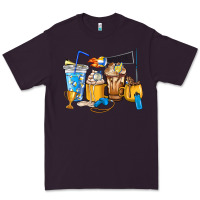 Plum Volleyball coffee cups Premium Tee - HowdyJamesFarm