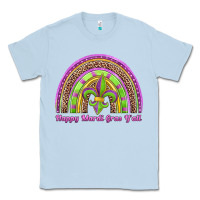 Dusty Blue happy mardi gras y'all rainbow Classic Tee - Jasminsmagicworld