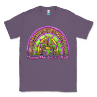 Lavender happy mardi gras y'all rainbow Classic Tee - Jasminsmagicworld