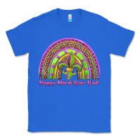 True Royal happy mardi gras y'all rainbow Classic Tee - Jasminsmagicworld