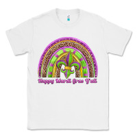 White happy mardi gras y'all rainbow Classic Tee - Jasminsmagicworld