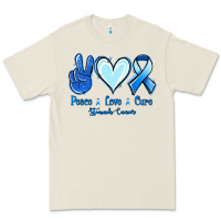Bone Peace Love Cure Stomach Cancer Premium Tee - Jasminsmagicworld