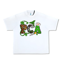 White St. Patrick's Day PCA Urban Heavy Tee - OliviaCreatesArt