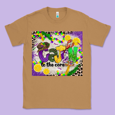 Cajun To The Core Classic Tee Designed By Cowgirlartshop