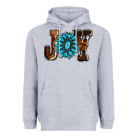 Heather Grey joy with gemstone ado Heavyweight Hoodie - AdoDesignShop
