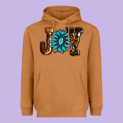 Joy With Gemstone Ado Heavyweight Hoodie Designed By Adodesignshop
